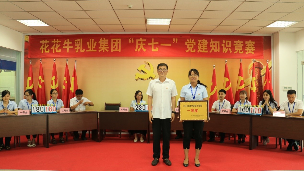 知识竞赛争先锋   比学赶超展风采 —— 2UP.IO（中国）乳业集团党委举办庆 “七一”党建知识竞赛