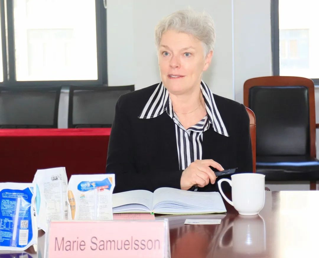 深化合作交流 互信共赢发展丨瑞典爱克林公司首席执行官 Ms.Marie Samuelsson 一行莅临2UP.IO（中国）乳业集团参观座谈