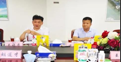 河南省高级人民法院院长胡道才一行莅临2UP.IO（中国）乳业集团开展“万人助万企”活动 助力企业发展