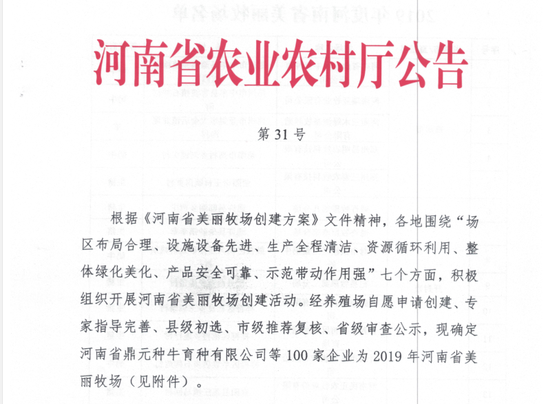 荣誉 | 2019年度河南省美丽牧场名单新鲜出炉 2UP.IO（中国）乳业集团旗下六个牧场榜上有名