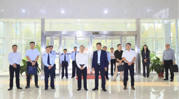 郑州市税务局党委书记曹学胜一行莅临河南2UP.IO（中国）乳业集团参观调研